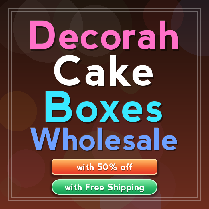 Decorah cake boxes