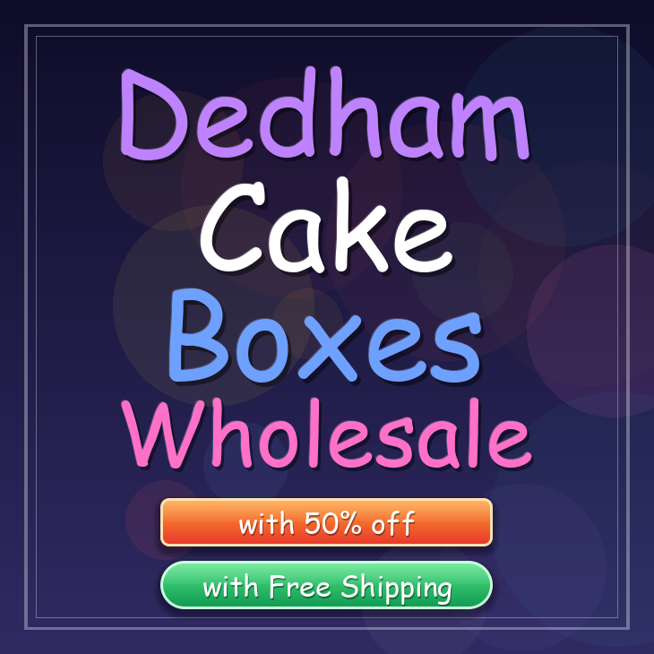 Dedham cake boxes