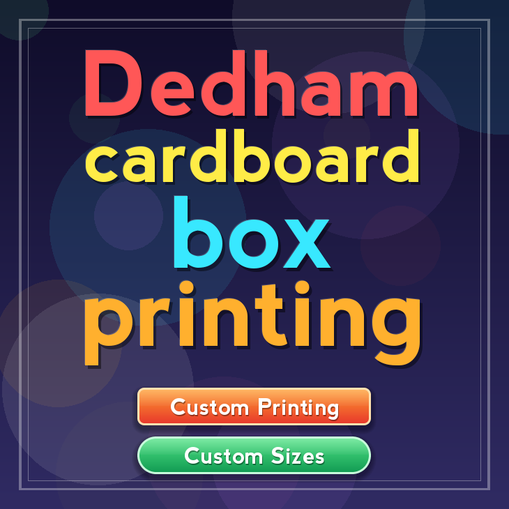 Dedham cardboard box printing