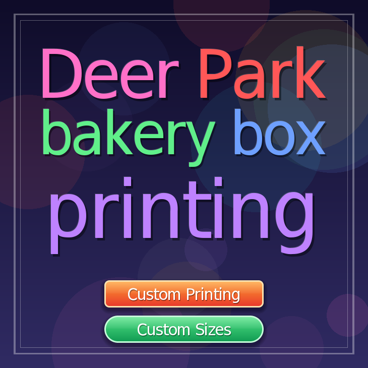 Deer Park bakery box printing