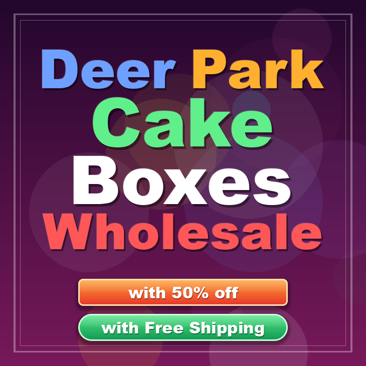 Deer Park cake boxes