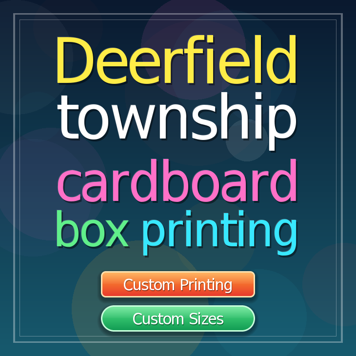 Deerfield township cardboard box printing