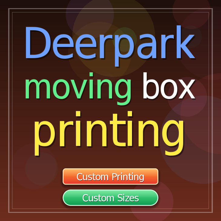Deerpark moving box printing