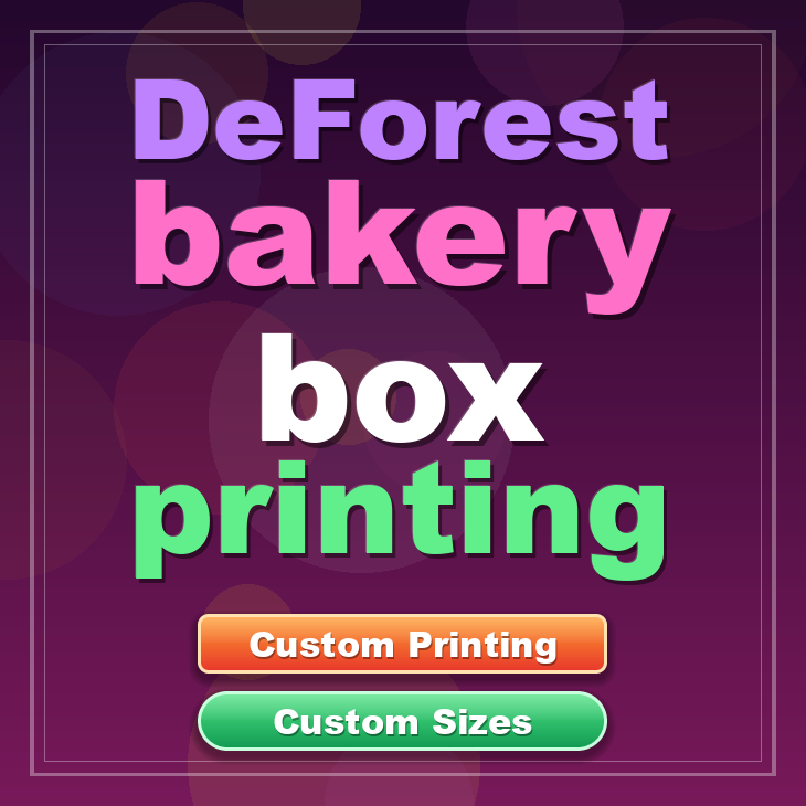 Deforest bakery box printing