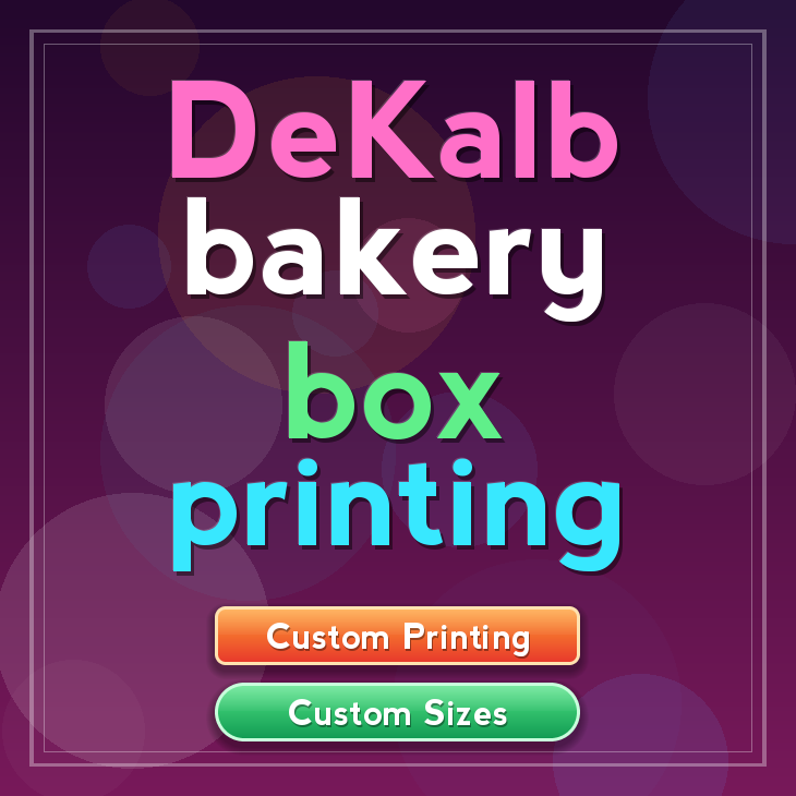 Dekalb bakery box printing