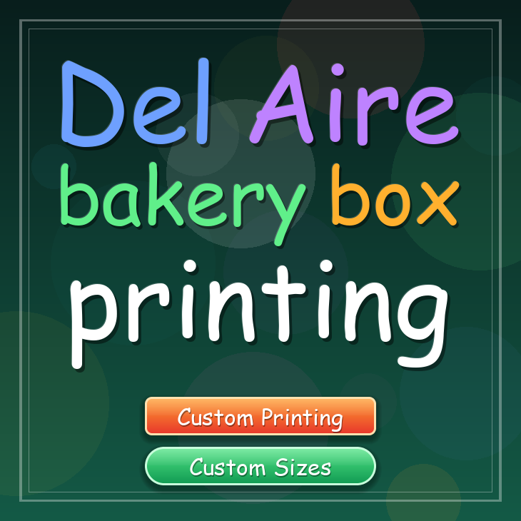 Del Aire bakery box printing