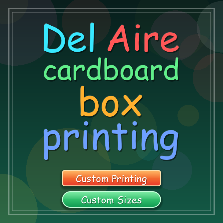 Del Aire cardboard box printing
