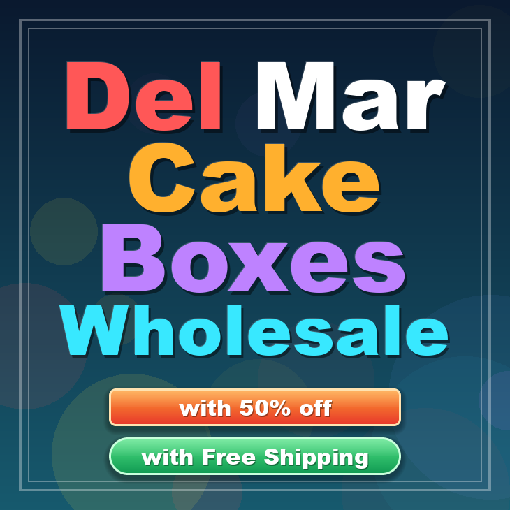 Del Mar cake boxes