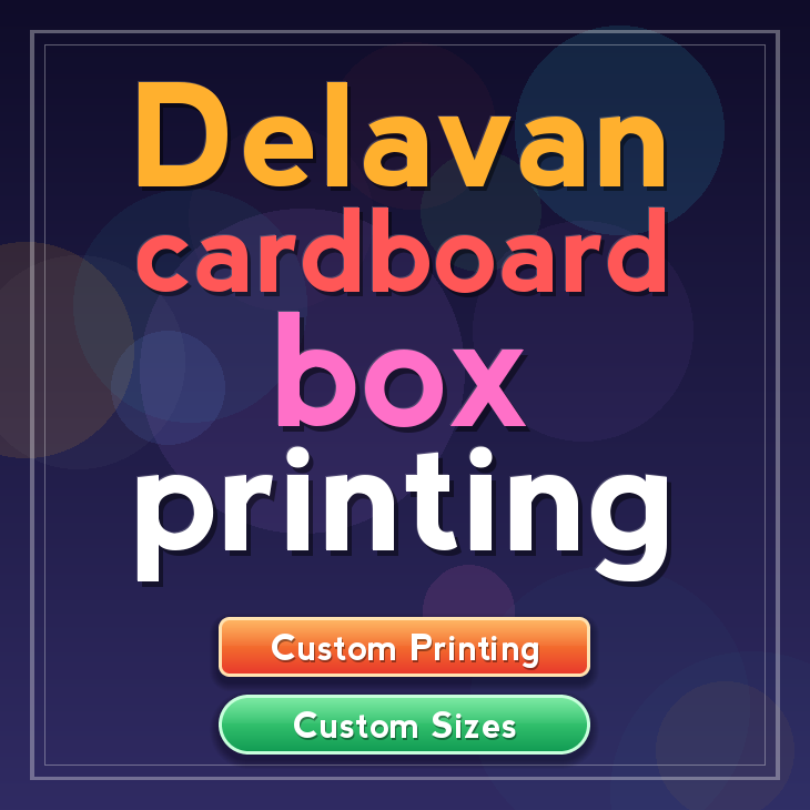 Delavan cardboard box printing