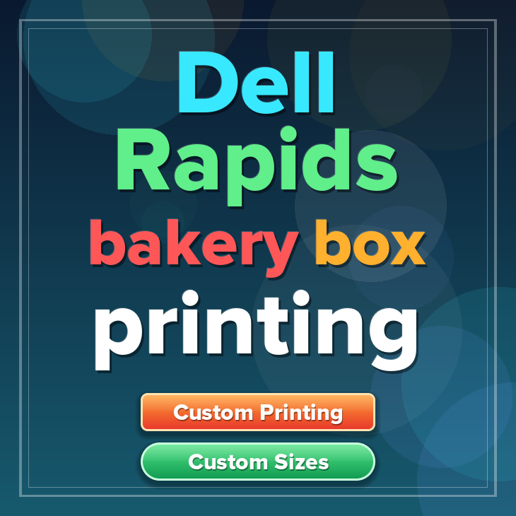Dell Rapids bakery box printing