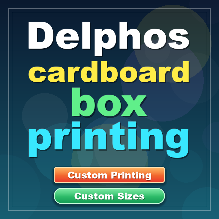 Delphos cardboard box printing