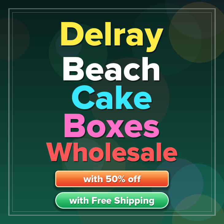 Delray Beach cake boxes