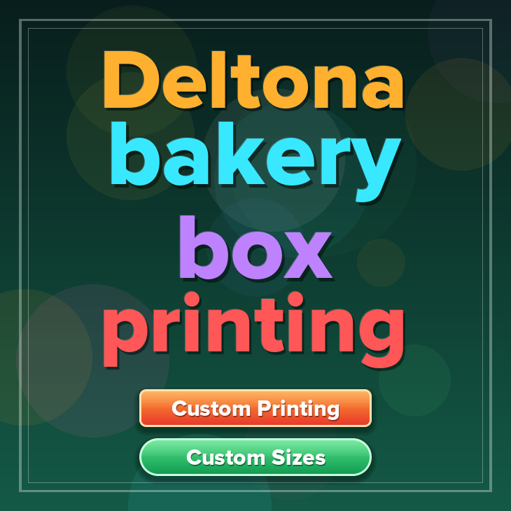 Deltona bakery box printing