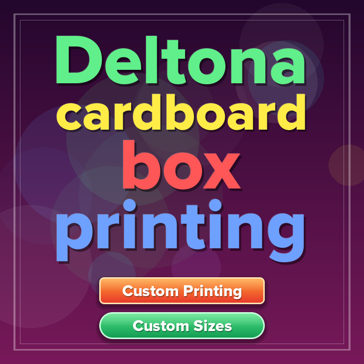 Deltona cardboard box printing
