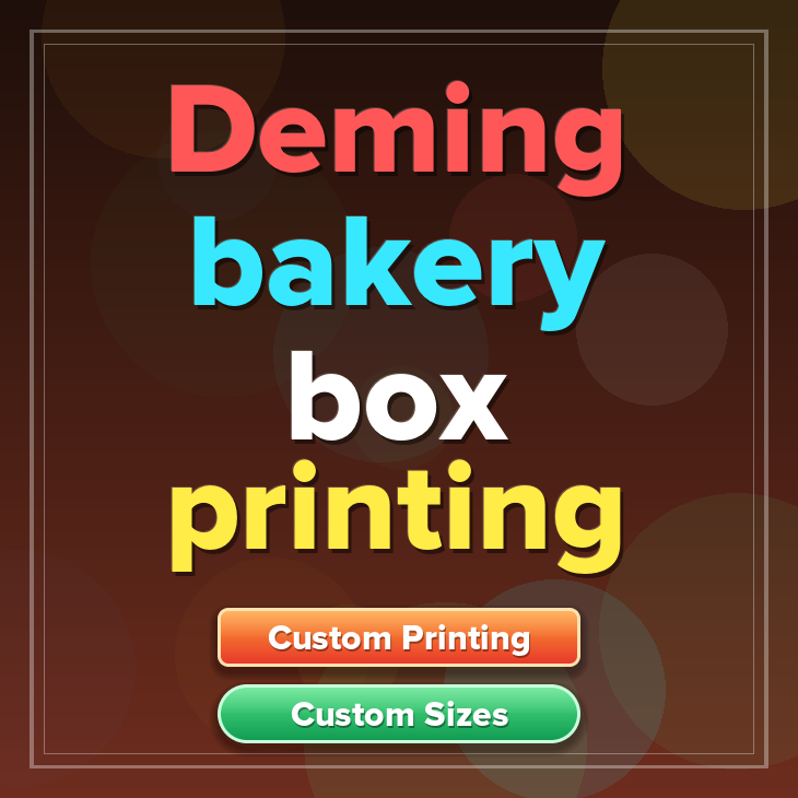 Deming bakery box printing