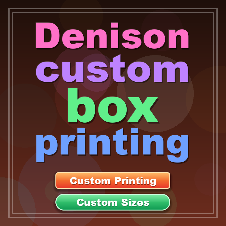 Denison custom box printing