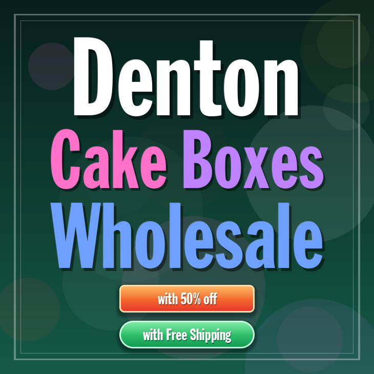 Denton cake boxes