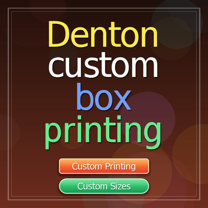 Denton custom box printing