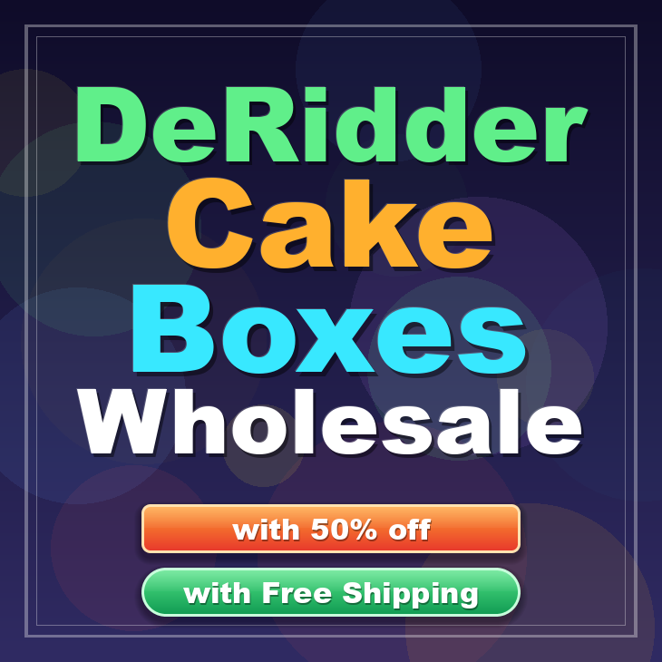Deridder cake boxes