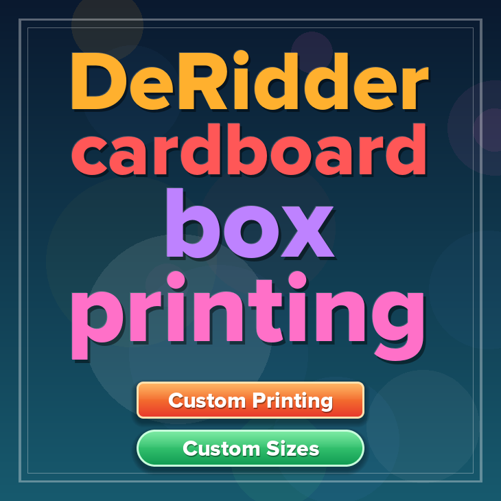 DeRidder cardboard box printing