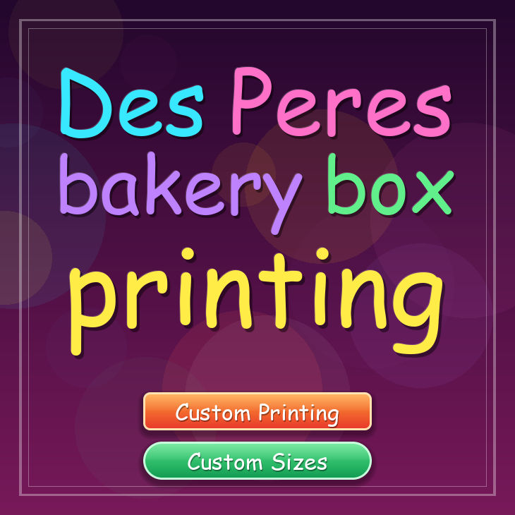 Des Peres bakery box printing