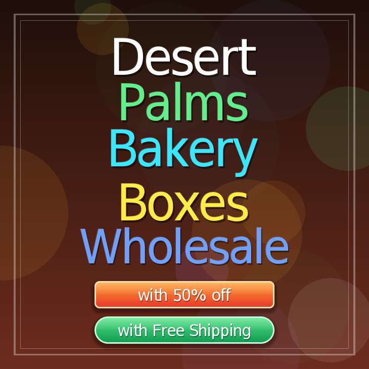 Desert Palms bakery boxes