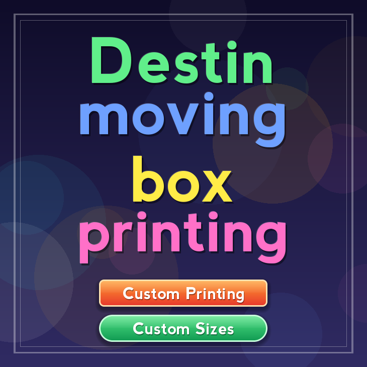 Destin moving box printing