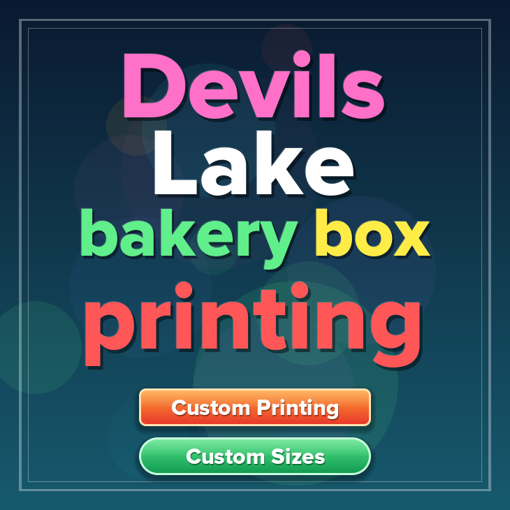 Devils Lake bakery box printing