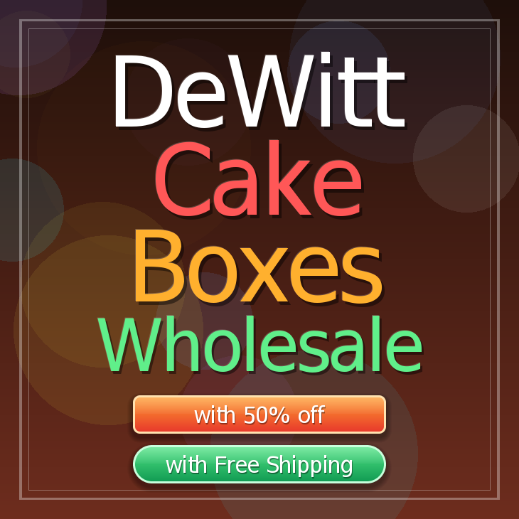 Dewitt cake boxes