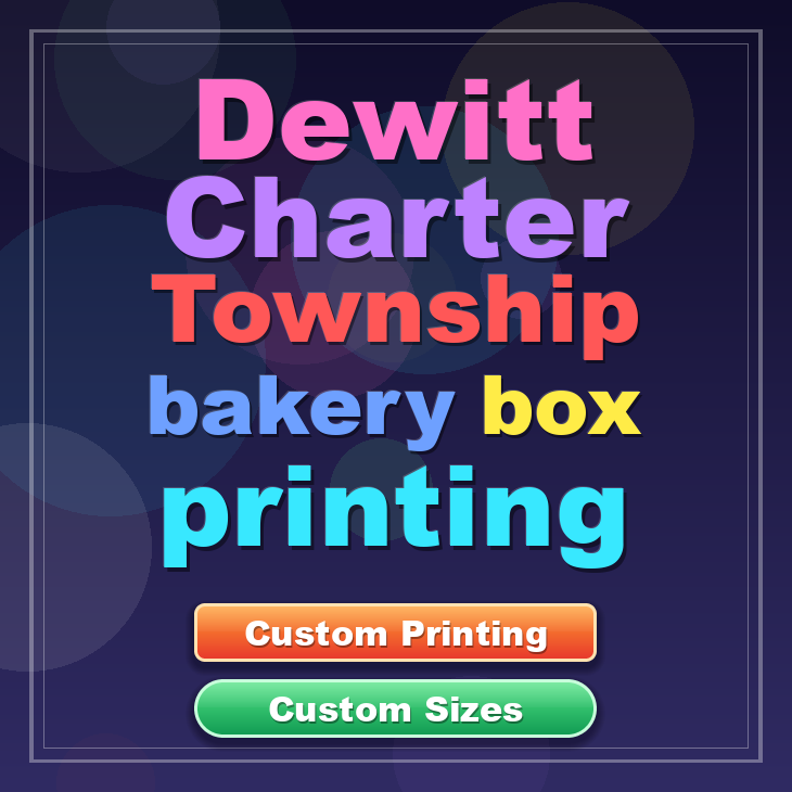 Dewitt Charter Township bakery box printing