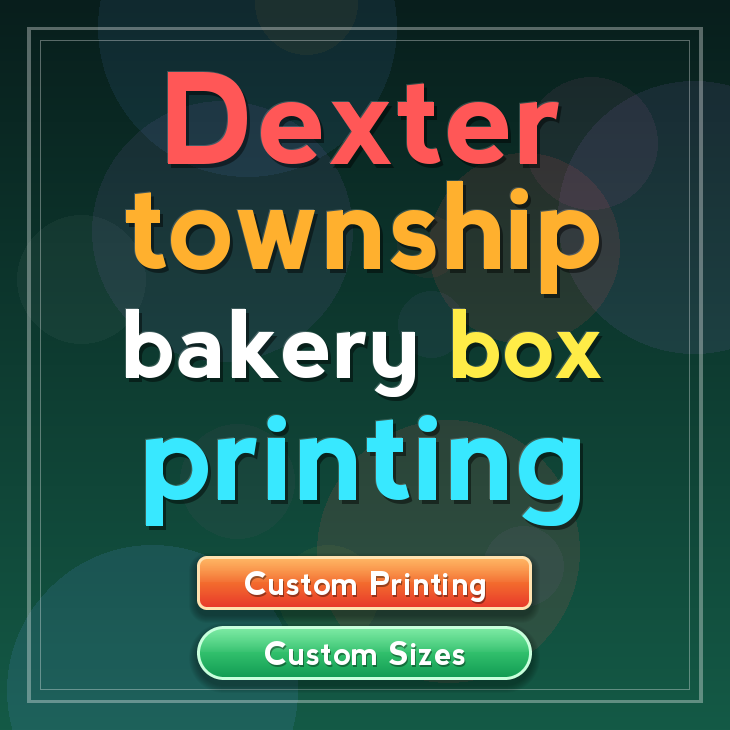 Dexter Township bakery box printing