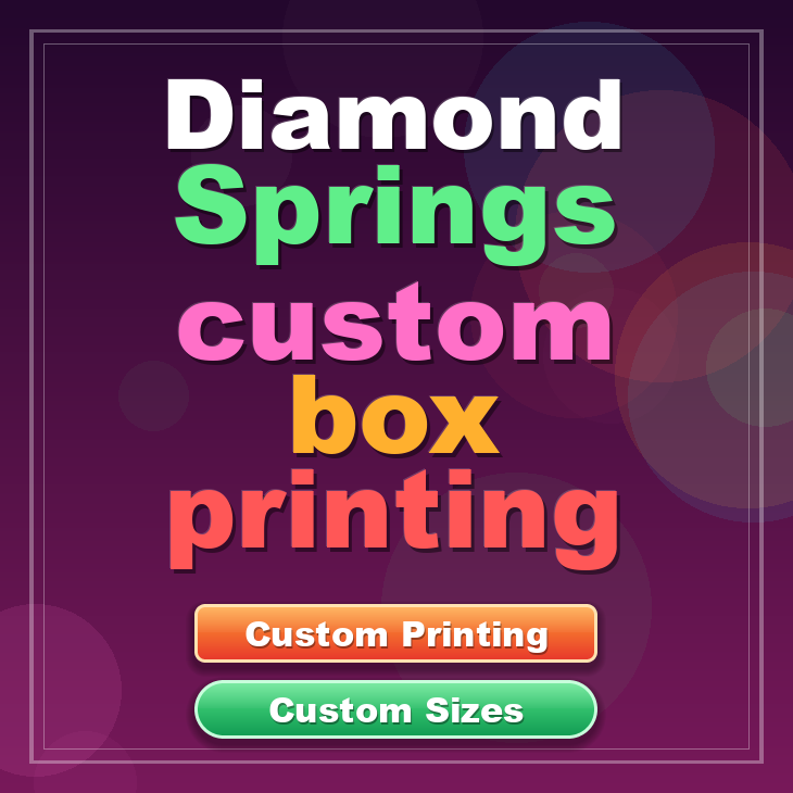 Diamond Springs custom box printing