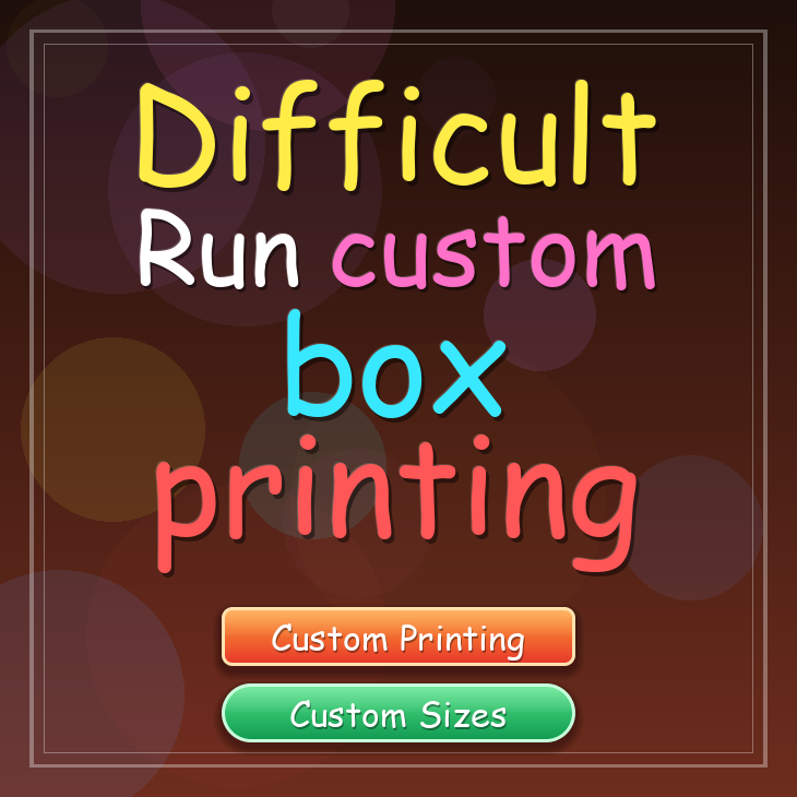 Difficult Run custom box printing