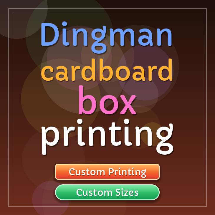 Dingman cardboard box printing