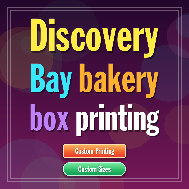 Discovery Bay bakery box printing