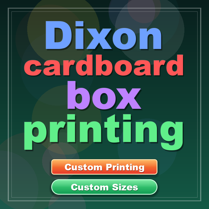 Dixon cardboard box printing