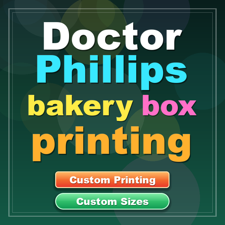 Doctor Phillips bakery box printing