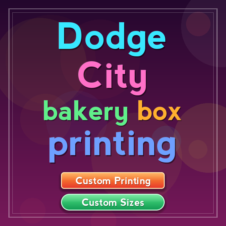 Dodge City bakery box printing