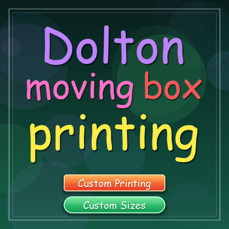 Dolton moving box printing