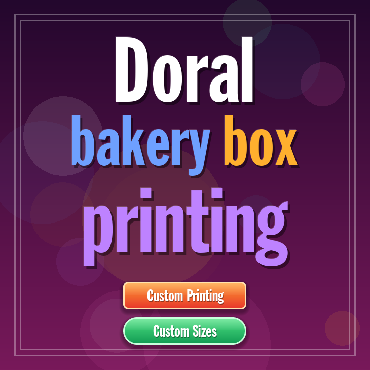 Doral bakery box printing