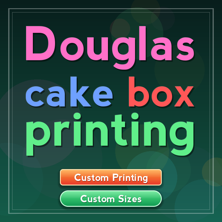 Douglas cake box printing