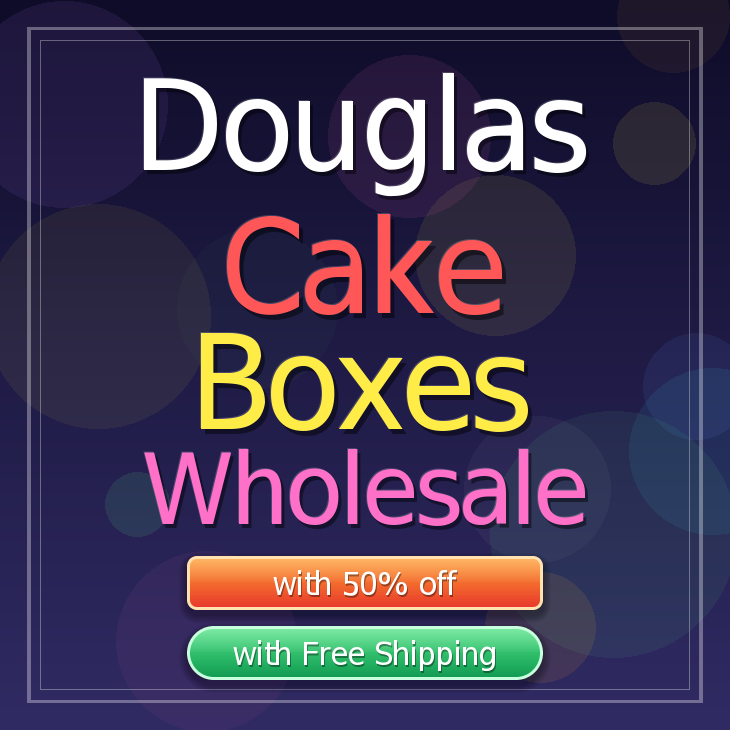 Douglas cake boxes