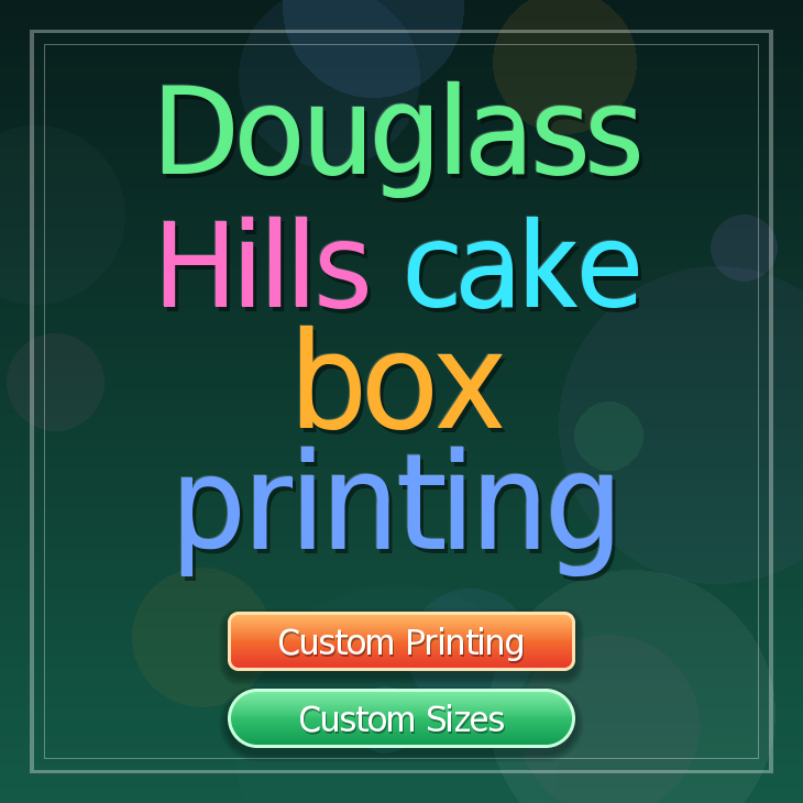 Douglass Hills cake box printing