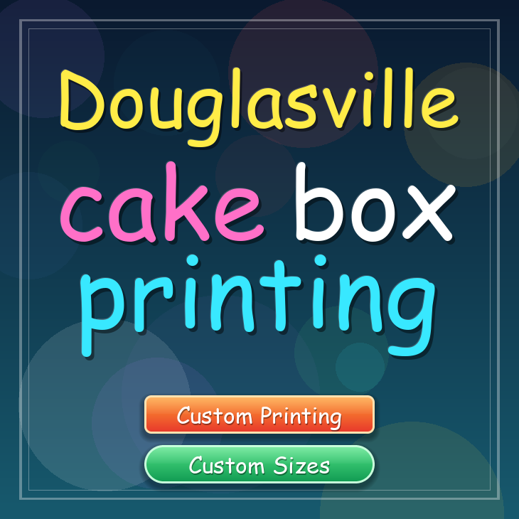Douglasville cake box printing