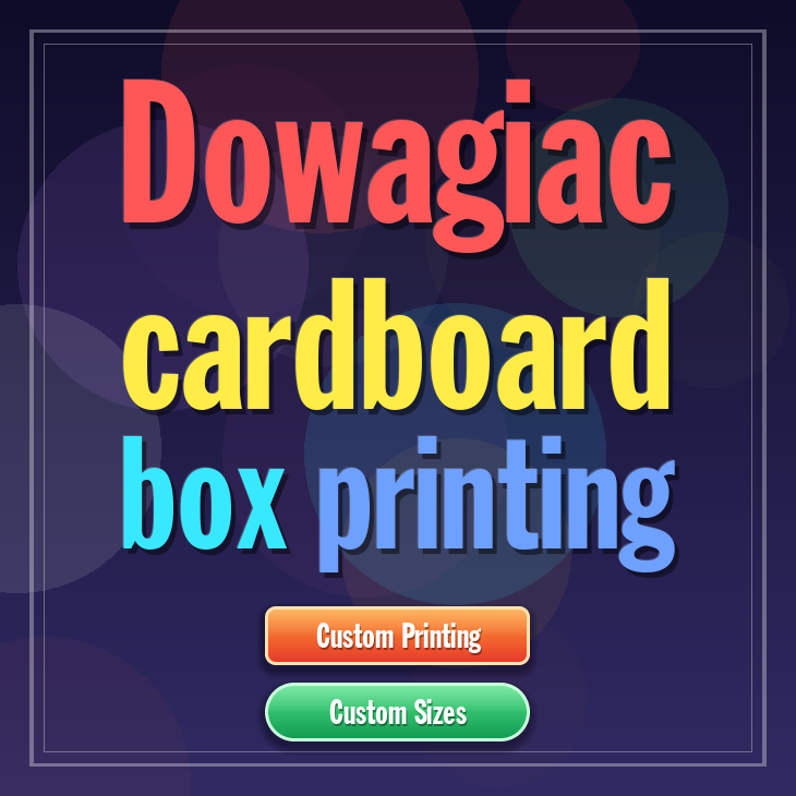 Dowagiac cardboard box printing