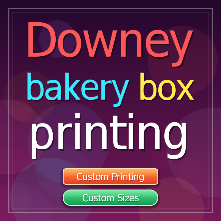 Downey bakery box printing