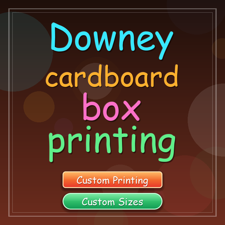 Downey cardboard box printing