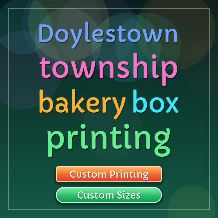 Doylestown Township bakery box printing