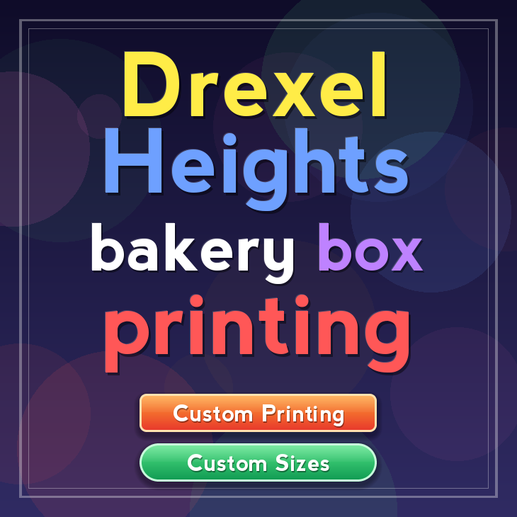 Drexel Heights bakery box printing