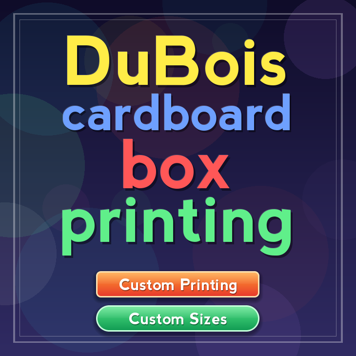 DuBois cardboard box printing